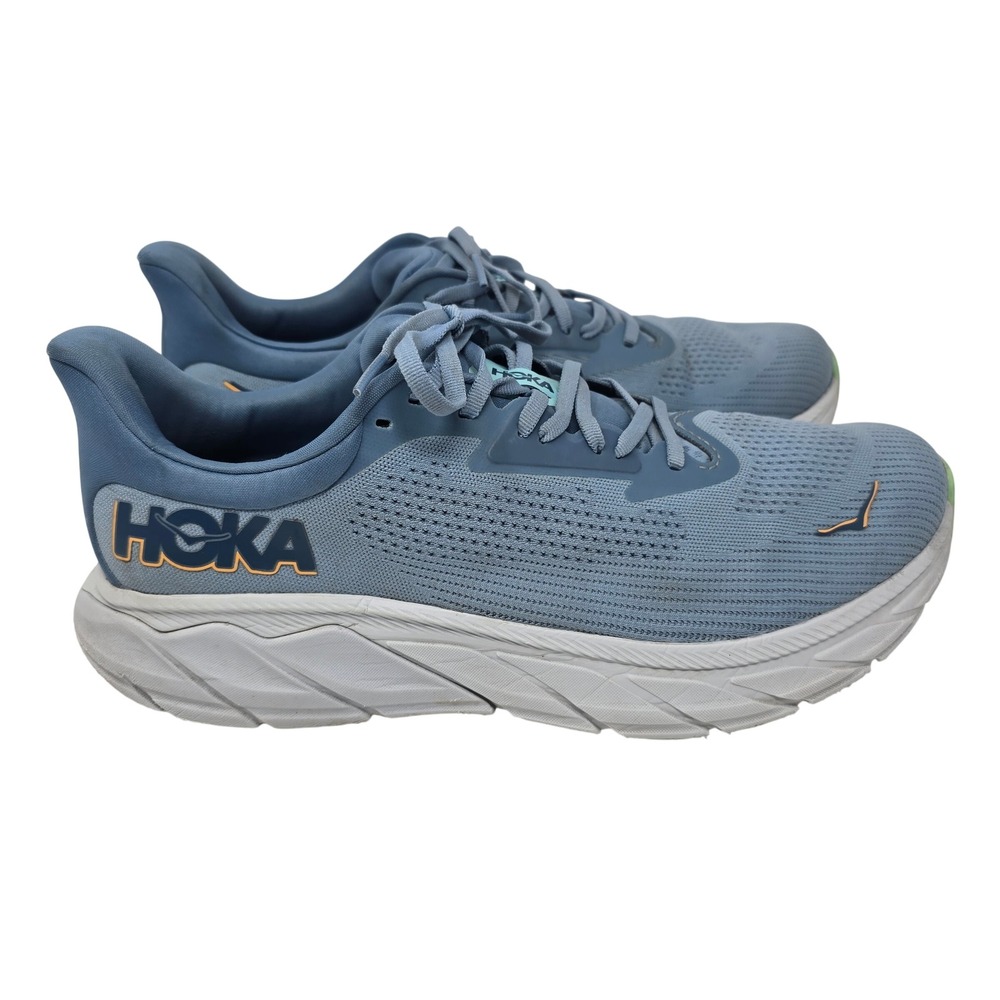 Hoka Arahi 7 Wide Mens 11.5 2E Running Shoes Blue Graphite Fog 1147870 SSK